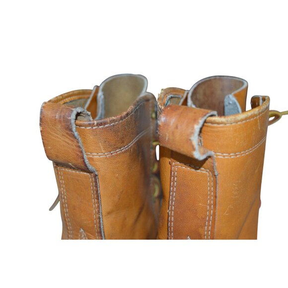 LL Bean Women Bean Boots Size 7 Main Hunting Shoe Outdoor Gorpcore Brown Leather - Picture 7 of 11